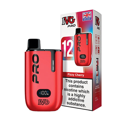 IVG Pro 12 Prefilled Pod Vape Kit - Fizzy-Cherry