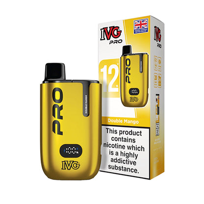 IVG Pro 12 Prefilled Pod Vape Kit - Double-Mango