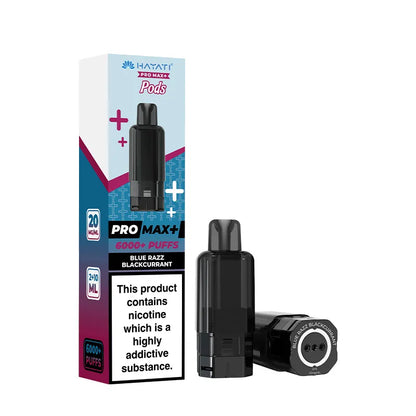 Hayati Pro Max Plus Prefilled Pod Blue Razz Blackcurrant

