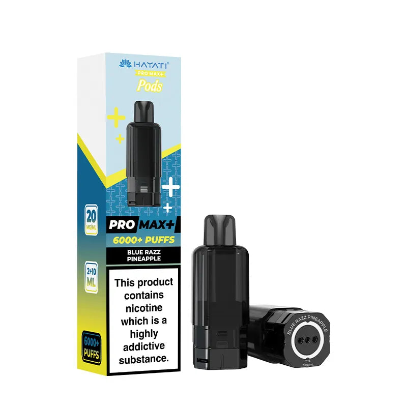 Hayati Pro Max Plus Prefilled Pod Blue Razz Pineapple
