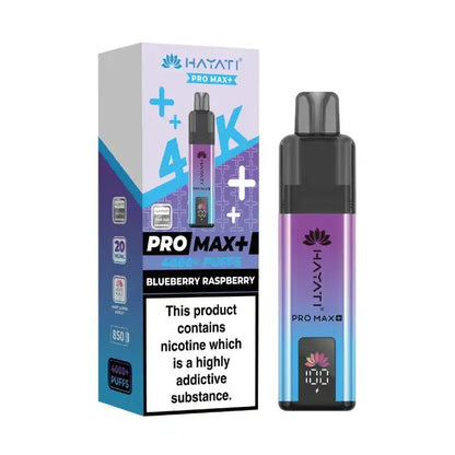 Blueberry Raspberry Hayati Pro Max Plus 4K Prefilled Pod Kit