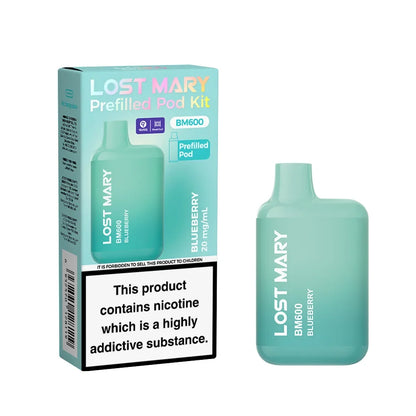 Blueberry Lost Mary BM600 Prefilled Pod Kit
