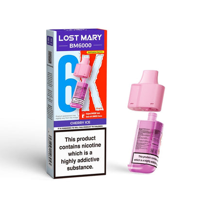 Cherry Ice Lost Mary BM6000 Prefilled Pods