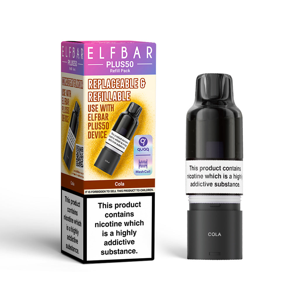 Elf Bar Plus 50 Prefilled Pods - cola