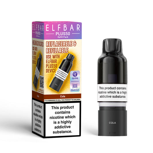Elf Bar Plus 50 Prefilled Pods - cola