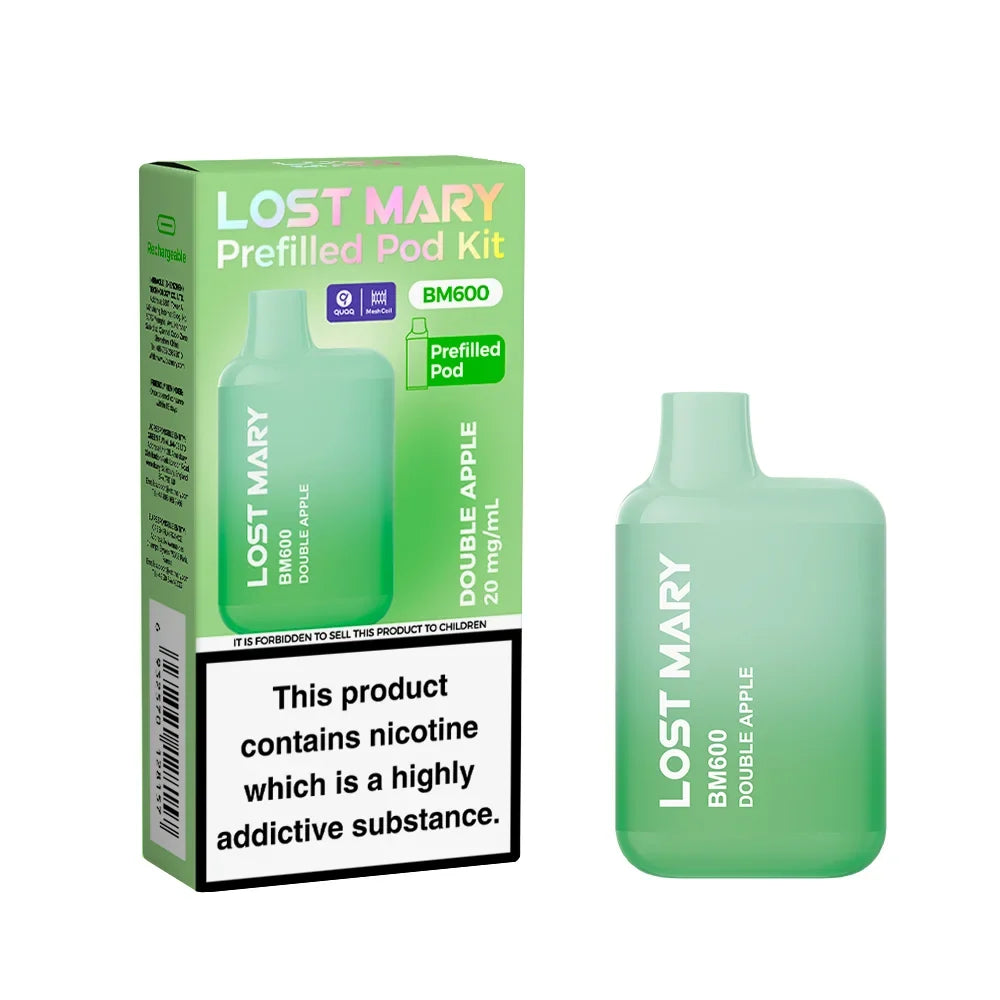 Double Apple Lost Mary BM600 Prefilled Pod Kit
