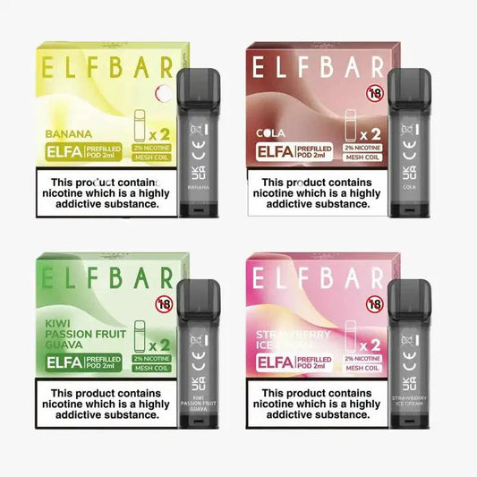 Elf Bar Elfa Prefilled Pods - VAPE BBC UK