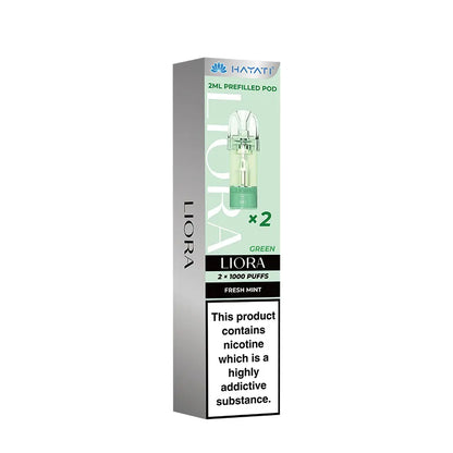 Fresh Mint Hayati Liora Prefilled Pods Vape Universe
