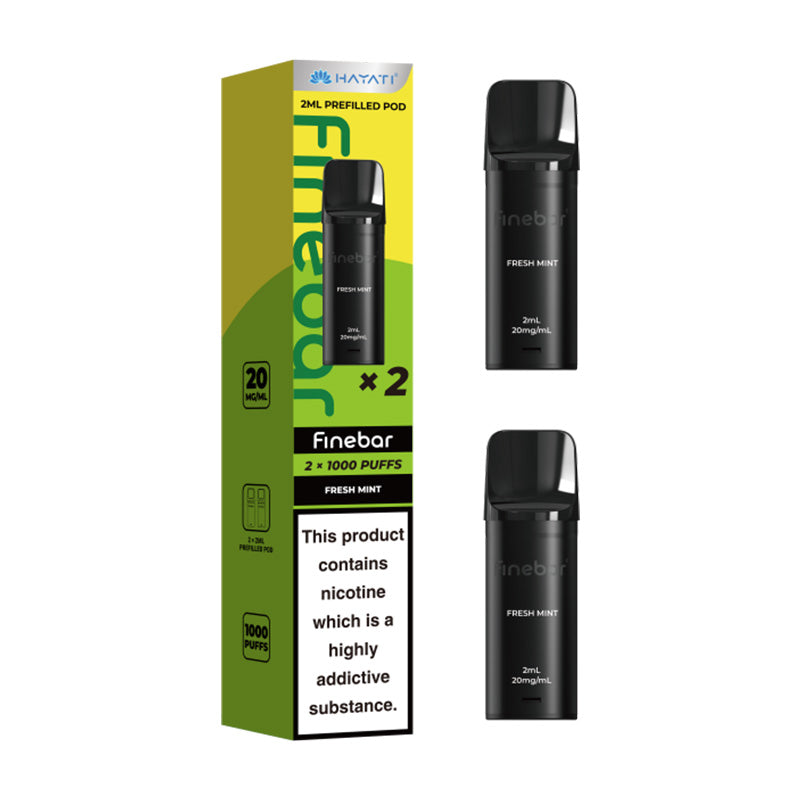 Fresh Mint Hayati Finebar 1000 Prefilled Pod