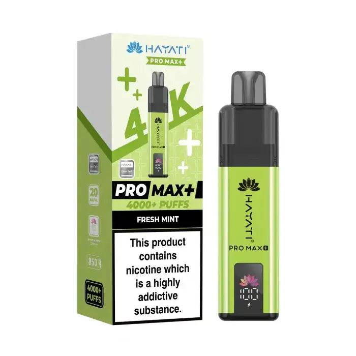 Fresh Mint Hayati Pro Max Plus 4K Prefilled Pod Kit