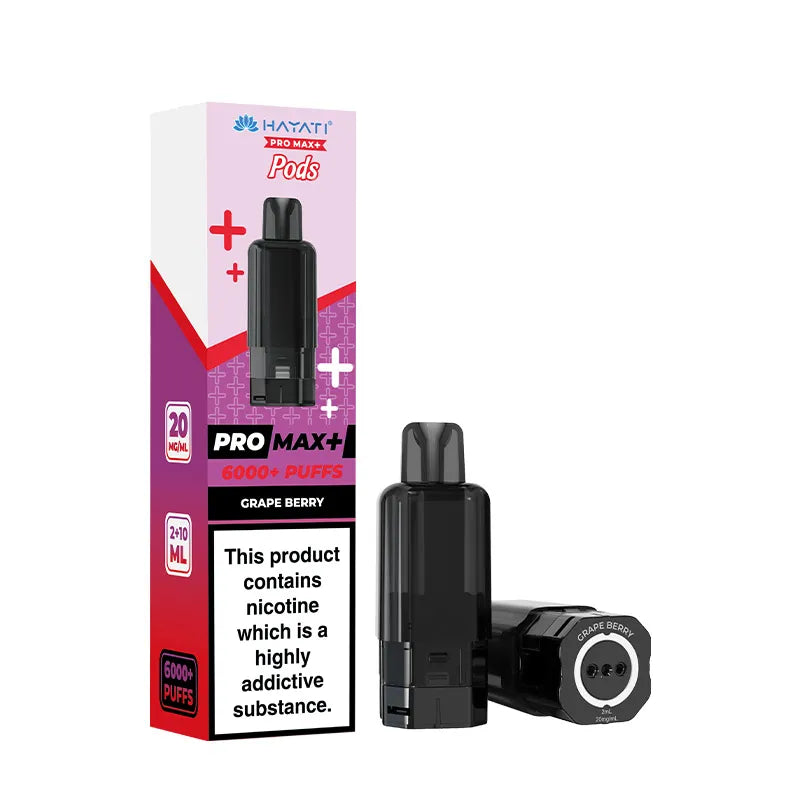 Hayati Pro Max Plus Prefilled Pod Grape Berry
