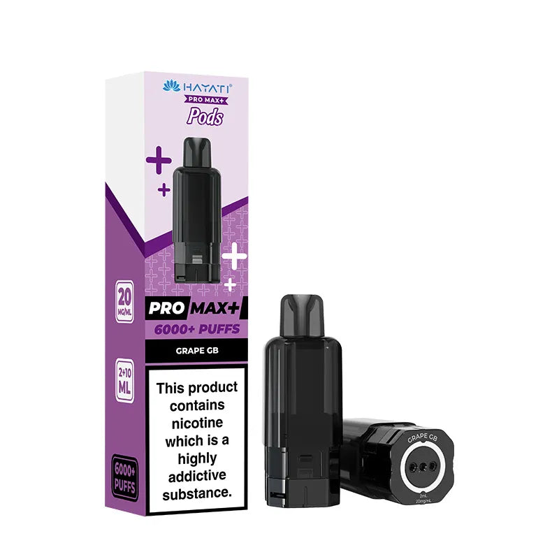 Hayati Pro Max Plus Prefilled Pod Grape GB
