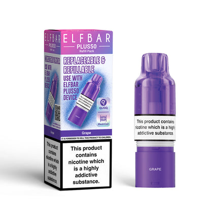 Elf Bar Plus 50 Prefilled Pods - Grape