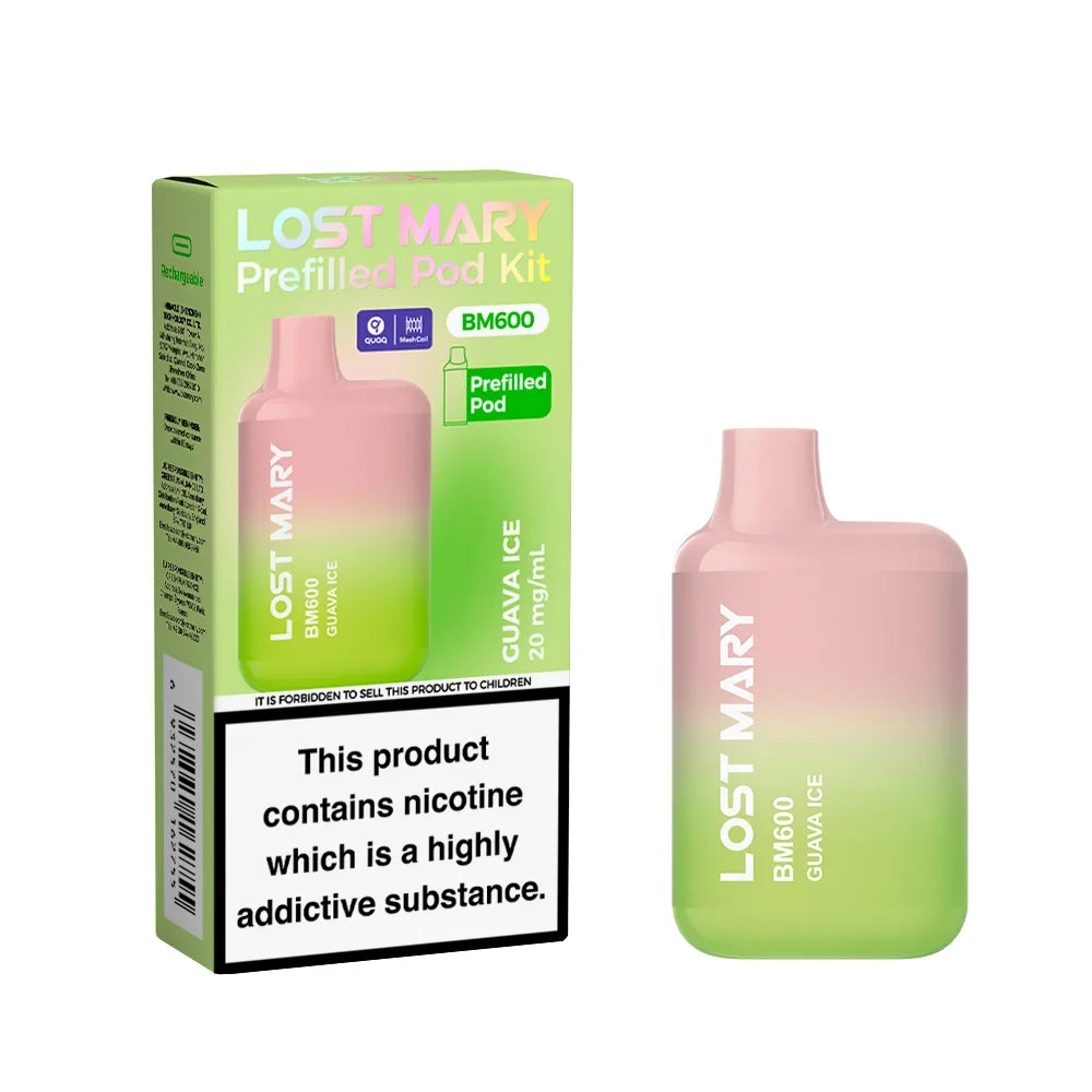 Guava Ice Lost Mary BM600 Prefilled Pod Kit

