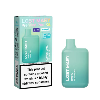Lemon Lime Lost Mary BM600 Prefilled Pod Kit
