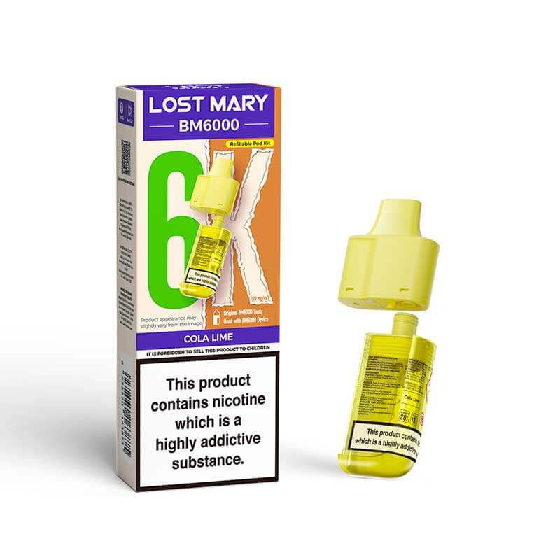Cola Lime Lost Mary BM6000 Prefilled Pod Kit