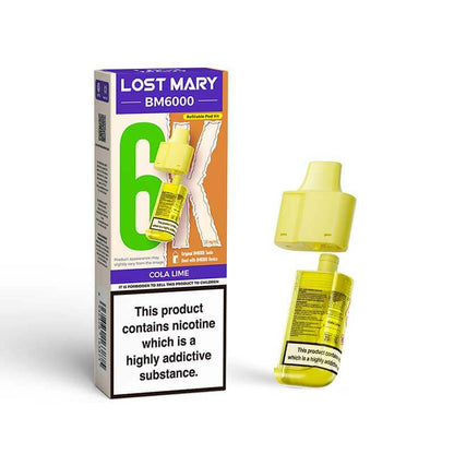 Cola Lime Lost Mary BM6000 Prefilled Pod Kit