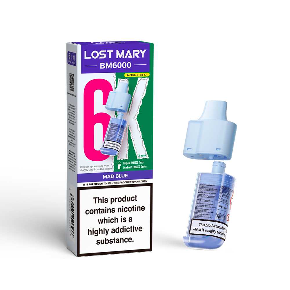 Mad Blue Lost Mary BM6000 Prefilled Pods