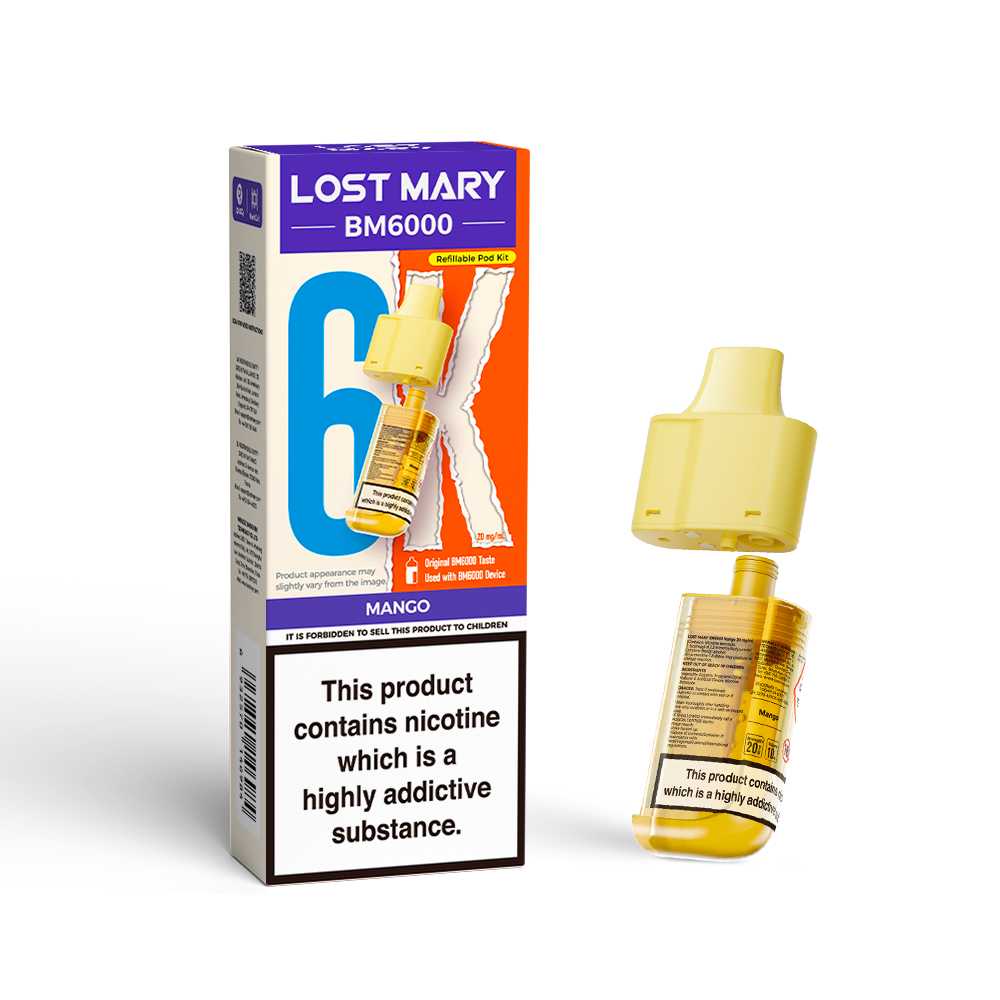 Mango Lost Mary BM6000 Prefilled Pods