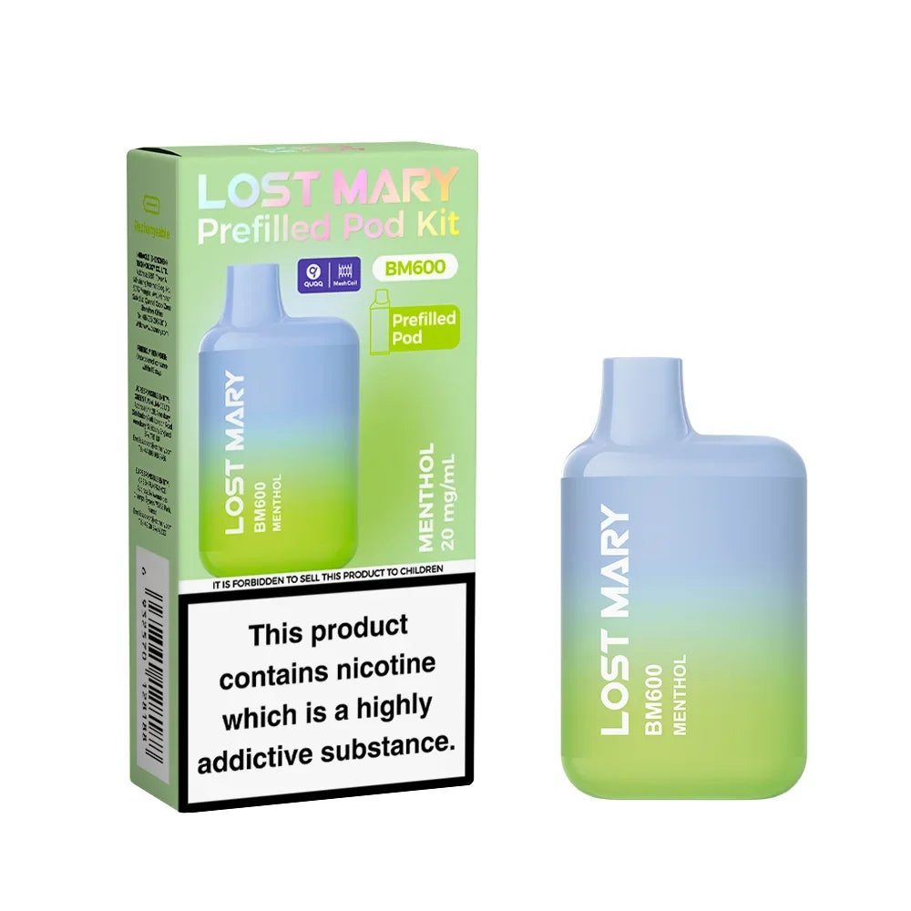 Menthol Lost Mary BM600 Prefilled Pod Kit

