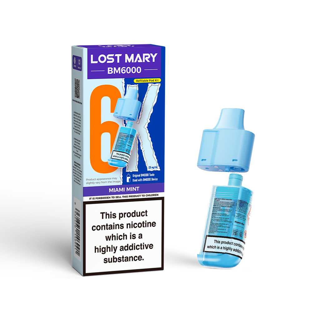 Miami Mint Lost Mary BM6000 Prefilled Pods