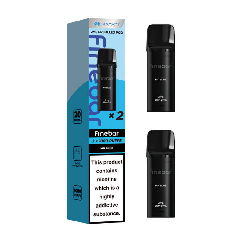 Mr Blue Hayati Finebar 1000 Prefilled Pod
