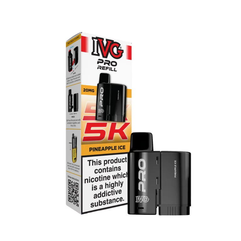 Pineapple Ice IVG Pro 5K Prefilled Pod – Vape Universe