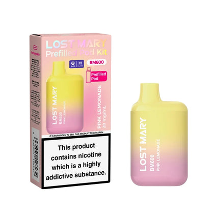 Pink Lemonade Lost Mary BM600 Prefilled Pod Kit
