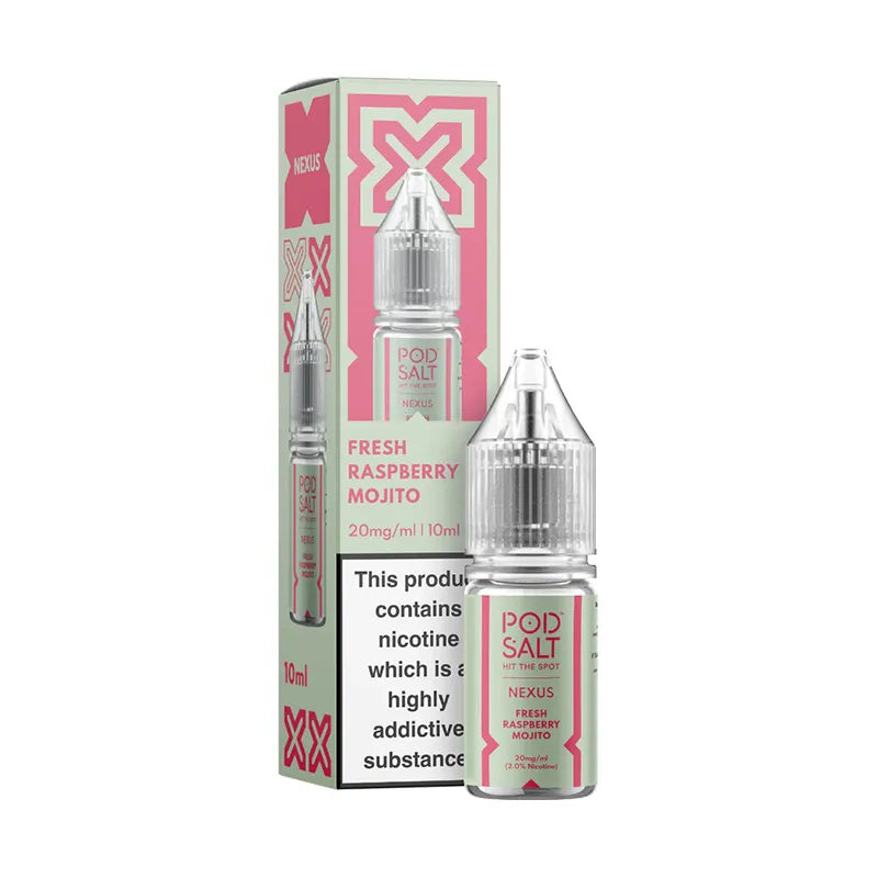 Pod Salt Nexus Fresh Raspberry Mojito Nic Salt