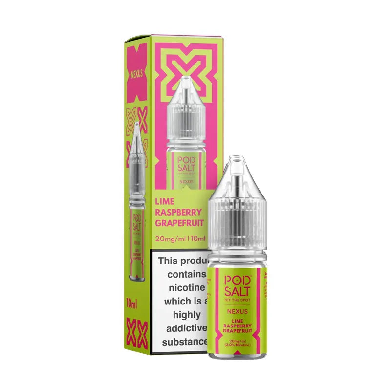 Pod Salt Nexus Lime Raspberry Grapefruit Nic Salt