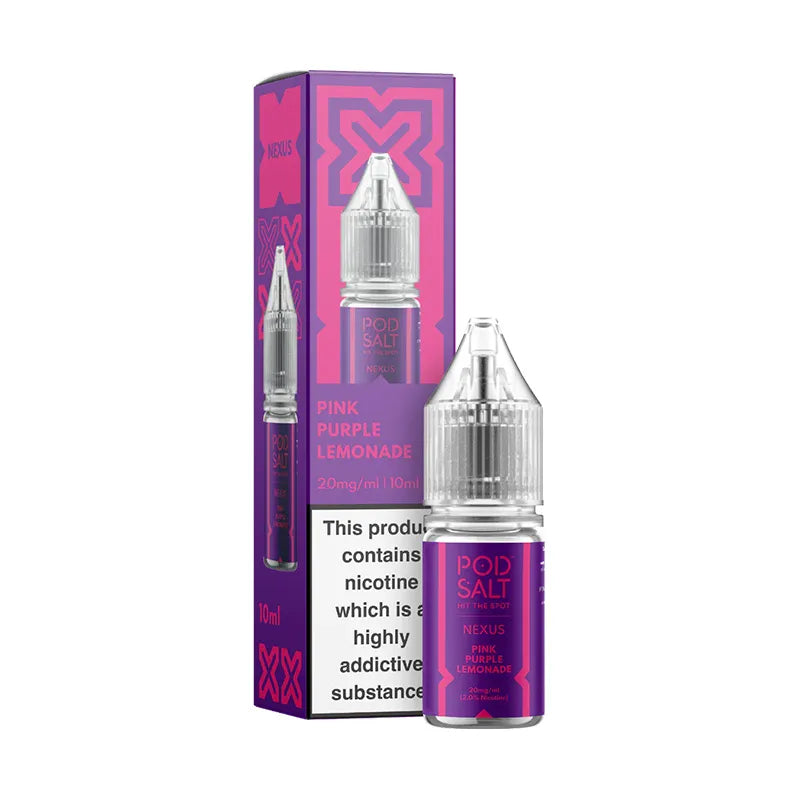 Pod Salt Nexus Pink Purple Lemonade Nic Salt
