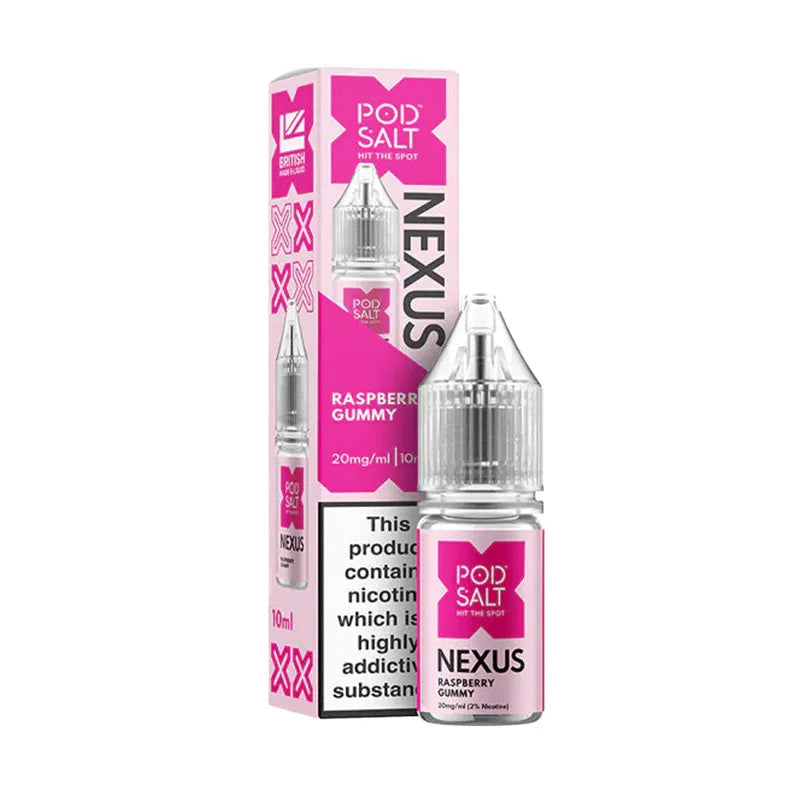 Pod Salt Nexus Raspberry Gummy Nic Salt