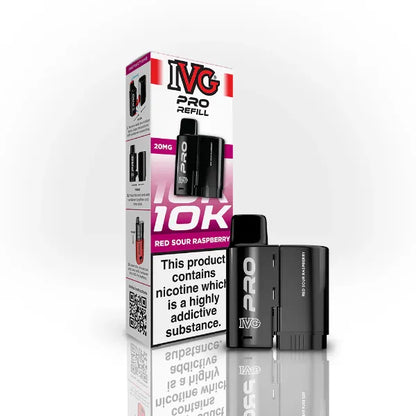 Red Sour Raspberry IVG Pro 12 Prefilled Pods