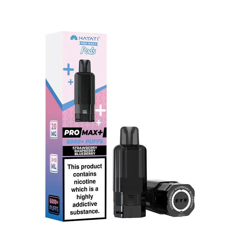 Hayati Pro Max Plus Prefilled Pod Strawberry Raspberry Blueberry
