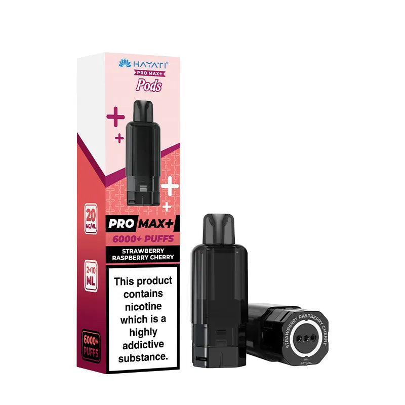 Hayati Pro Max Plus Prefilled Pod Strawberry Raspberry Cherry
