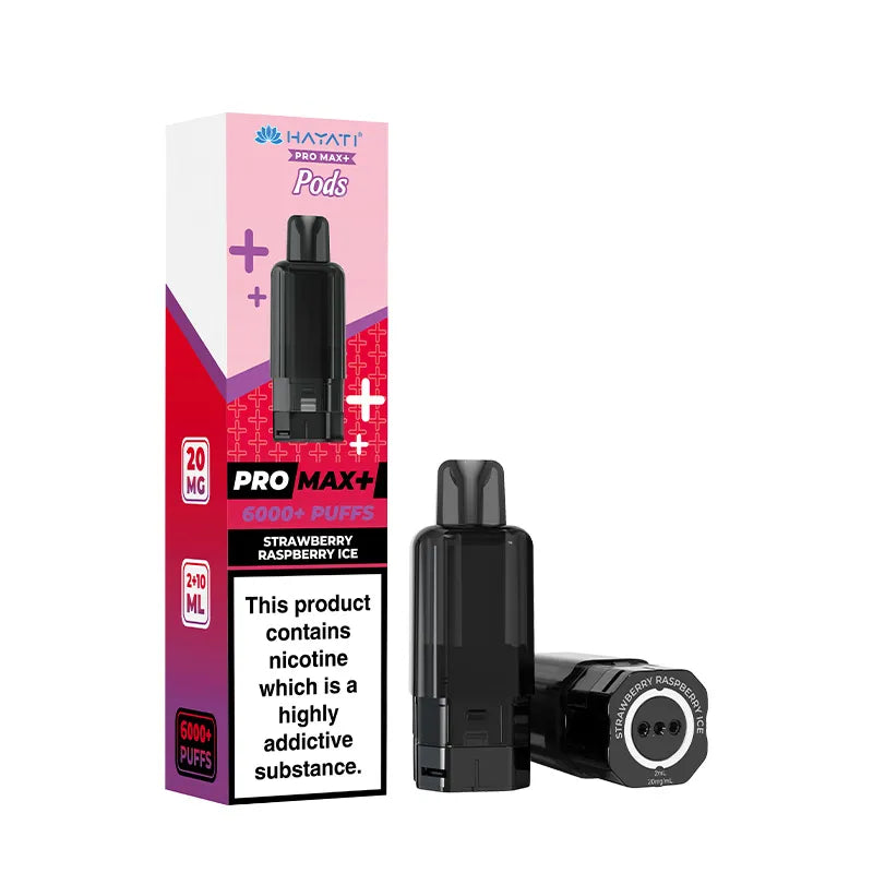 Hayati Pro Max Plus Prefilled Pod Strawberry Raspberry Ice

