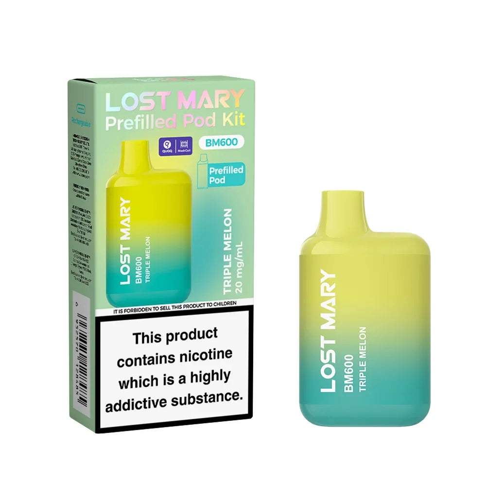 Triple Melon Lost Mary BM600 Prefilled Pod Kit
