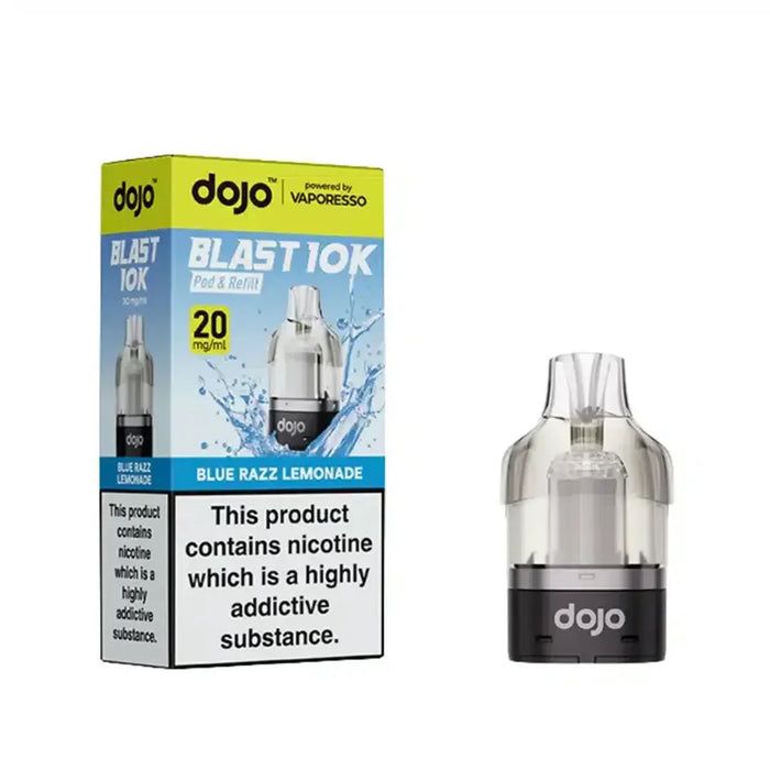 Blue Razz Lemonade Vaporesso Dojo Blast 10K Prefilled Pod