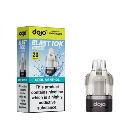 Cool Menthol Vaporesso Dojo Blast 10K Prefilled Pod