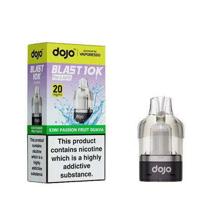 Kiwi Passion Fruit Guava Vaporesso Dojo Blast 10K Prefilled Pod