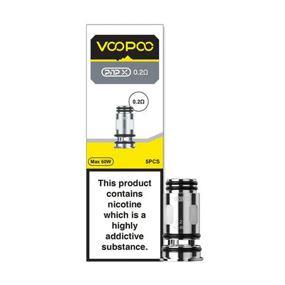 VooPoo PnP X Replacement Coils-5 Pack 0.2-Ohm DTL Mesh-Coil