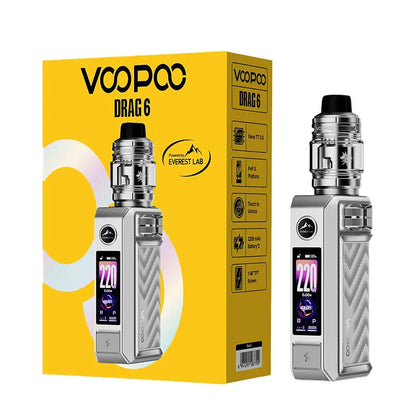 Voopoo Drag 6 Pod Vape Kit Silver
