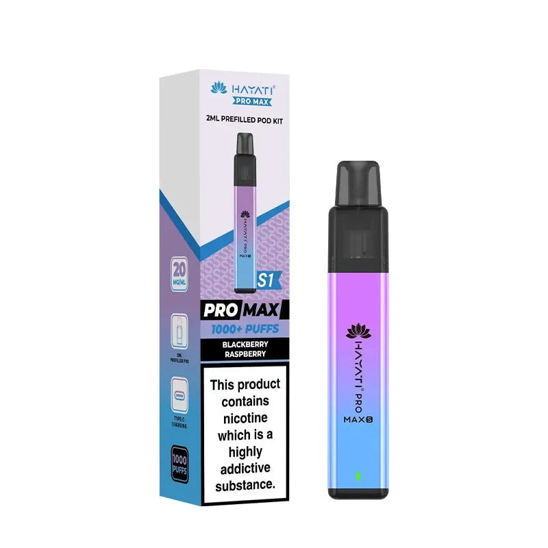 Blackberry Raspberry Hayati Pro Max S1 Pod Kit