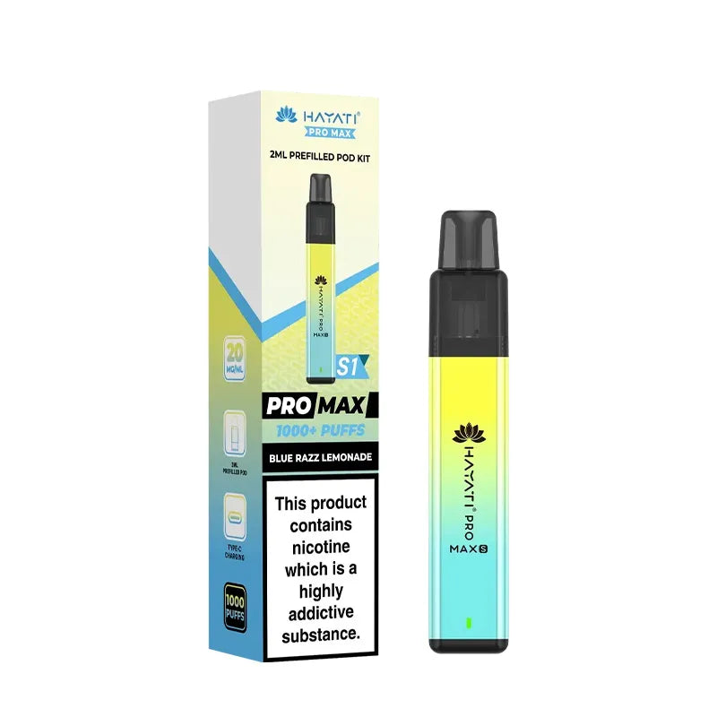 Blue Razz Lemonade Hayati Pro Max S1 Pod Kit
