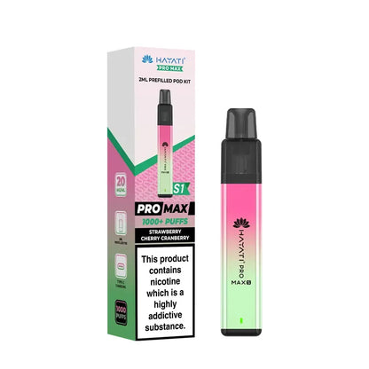 Strawberry Cherry Cranberry Hayati Pro Max S1 Pod Kit