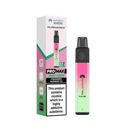 Strawberry Raspberry ice Hayati Pro Max S1 Pod Kit