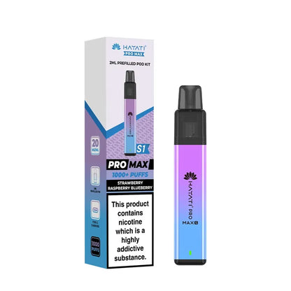 Strawberry Raspberry Blueberry Hayati Pro Max S1 Pod Kit
