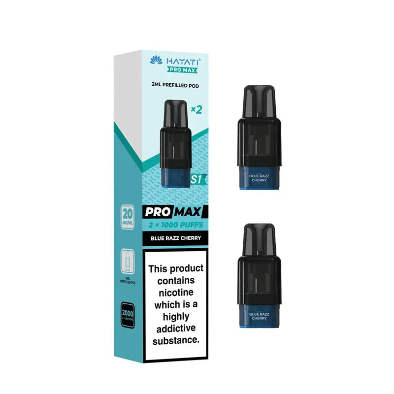 Hayati Pro Max S1 Pods Blue Razz Cherry