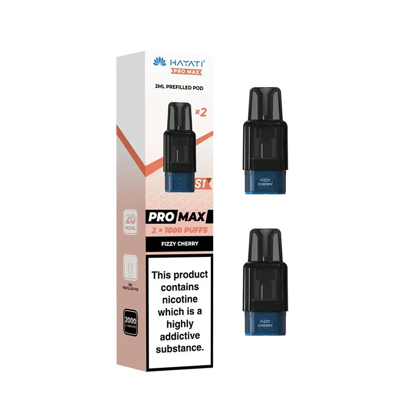 Hayati Pro Max S1 Pods Fizzy Cherry