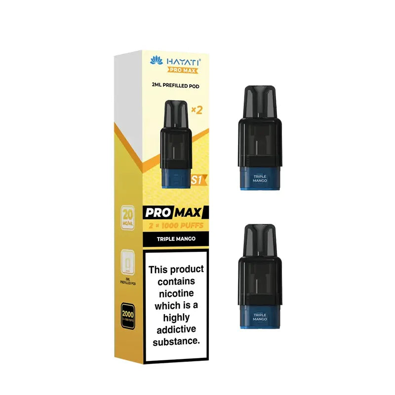 Hayati Pro Max S1 Pods Triple Mango